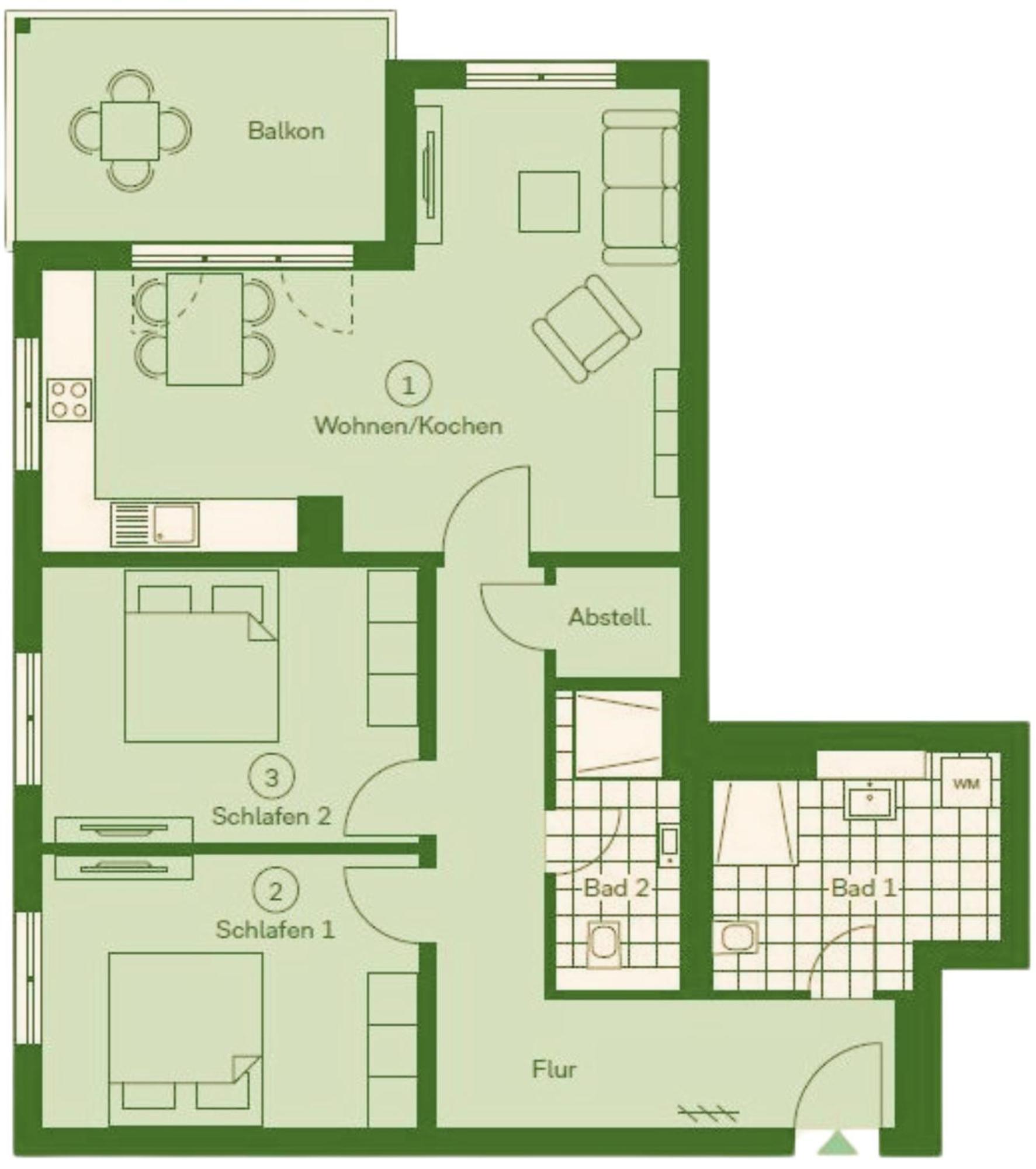 Apartment "Usedomer Luft" Garz  Экстерьер фото
